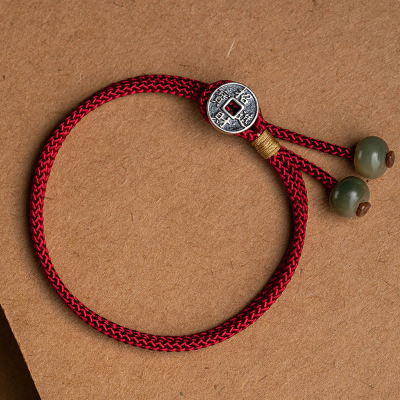Pulsera de hilo rojo trenzado con Buddha Stones , Plata de Ley 925, hecha a mano, zodíaco chino, Buda natal, cian, Bodhi, protección de semillas - image 17
