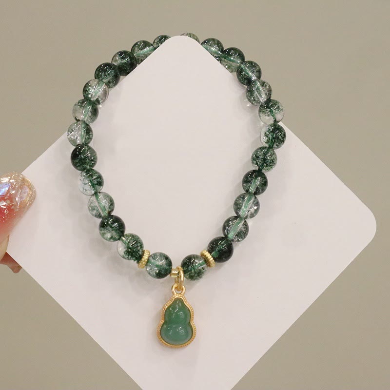 Buddha Stones con forma de calabaza de confianza fantasma verde natural con piedras de Buda