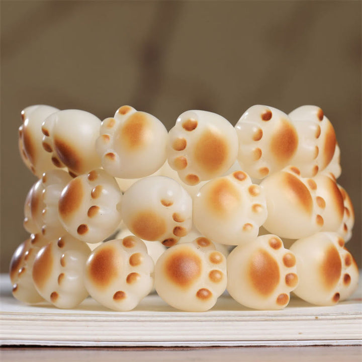 Pulsera de paz con semillas de Bodhi y garra de gato con Buddha Stones - image 3