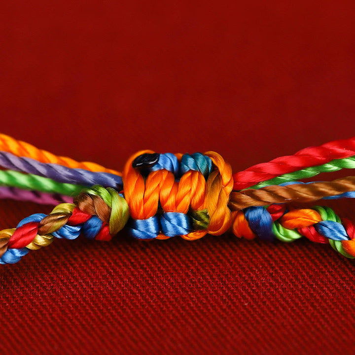 Buddha Stones;Que todos tus deseos se hagan realidad; Pulsera Suerte Multicolor