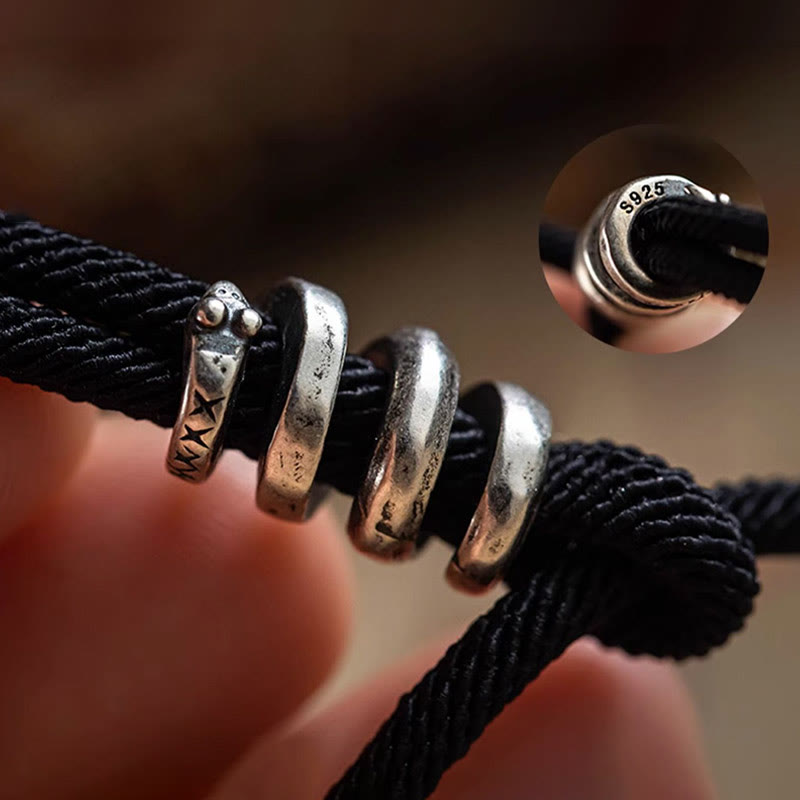 Pulsera de doble envoltura con amuleto tallado Om Mani Padme Hum tibetano con Buddha Stones