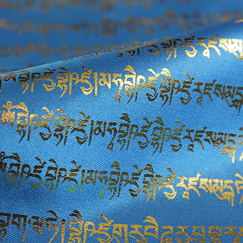 Bandera tibetana de oración al aire libre, 5 colores, caballo de viento, Buda, escrituras propicias