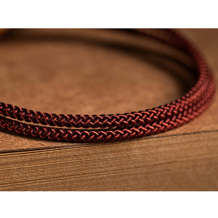 Pulsera de hilo rojo trenzado con Buddha Stones , Plata de Ley 925, hecha a mano, zodíaco chino, Buda natal, cian, Bodhi, protección de semillas - image 5