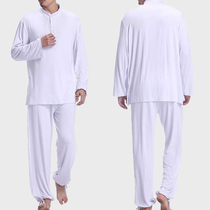 Conjunto de ropa para hombre, Buddha Stones , meditación, oración, Zen espiritual, Tai Chi, práctica de Yoga - image 13