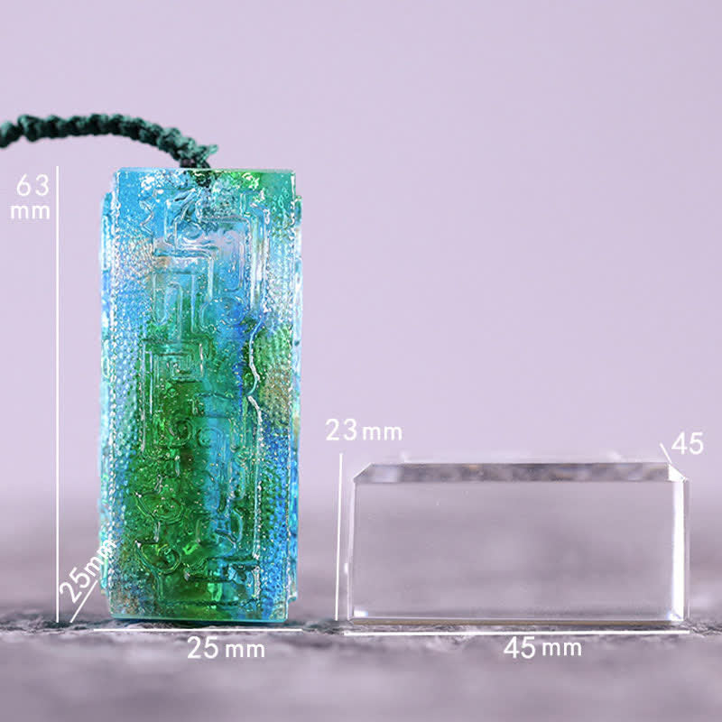 Pieza de arte de cristal Liuli hecha a mano Feng Shui, decoración para el hogar y la Oficina - image 10