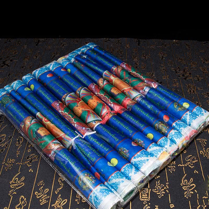Bandera tibetana de oración al aire libre, 5 colores, caballo de viento, Buda, Tara, escrituras curativas, auspiciosas
