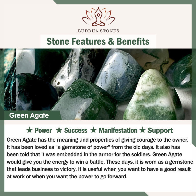 Buddha Stones Verde Piedra del Sol Ojo de Gato Semilla Bodhi Pulsera de Soporte de Pata de Gato - image 4