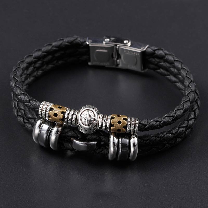 Buddha Stones Pulsera de Protección de Hematita 12 Constelaciones del Zodíaco