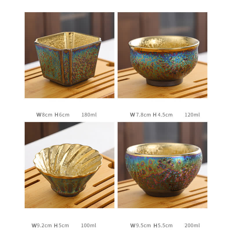 Tazas de té de cerámica coloridas de las Buddha Stones - image 32