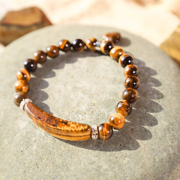 Pulsera de cuentas curativas de corazón de amor de cuarzo natural con Buddha Stones