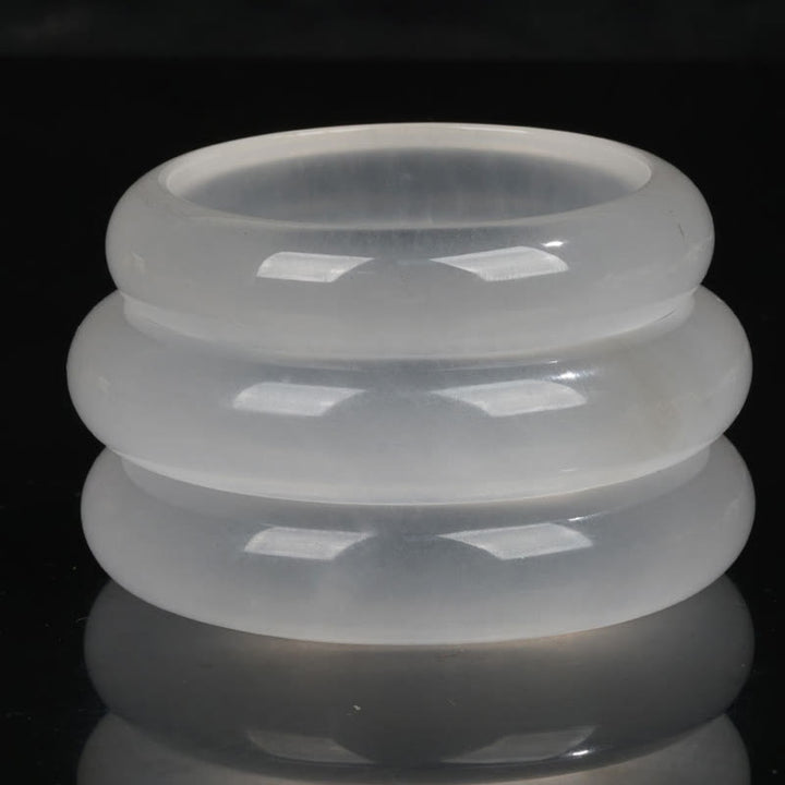 Pulsera de la suerte de la riqueza del jade de seda dorada translúcida natural de las Buddha Stones - image 2