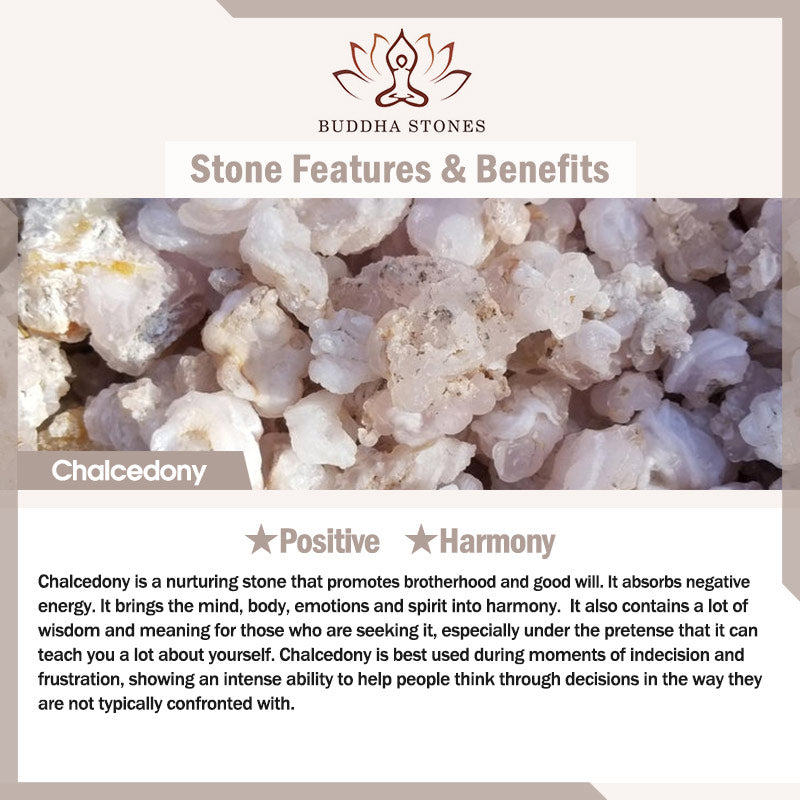 Pendientes colgantes positivos de calcedonia redonda chapados en oro de 24 quilates con Buddha Stones