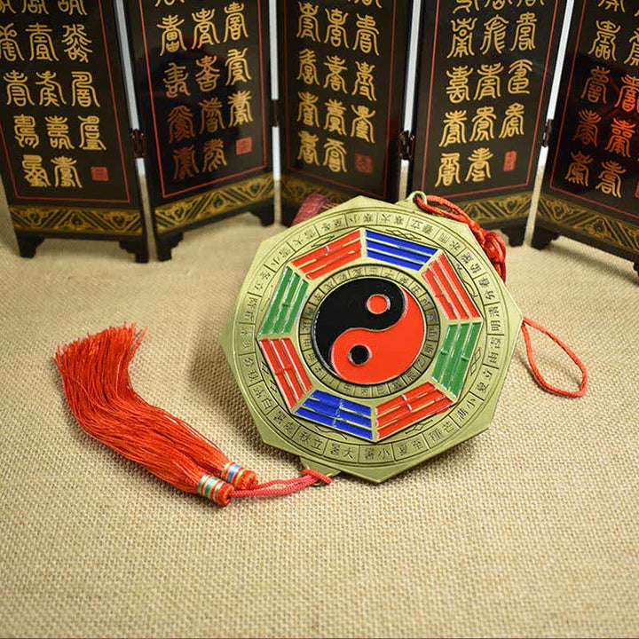 Mapa Feng Shui Bagua Monedas de los Cinco Emperadores Mapa Energético de Armonía Anudada China