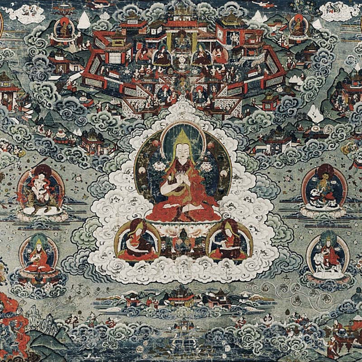 Buddha Stones Tíbet 108 cuentas Mala semilla Bodhi Bagua Vajra Dzi cuentas ágata gris pulsera de riqueza