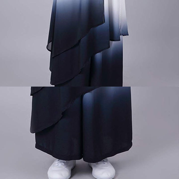 Conjunto de ropa Unisex para práctica de Zen Tai Chi Qigong, pintura degradada de Buddha Stones, meditación, oración espiritual - image 8