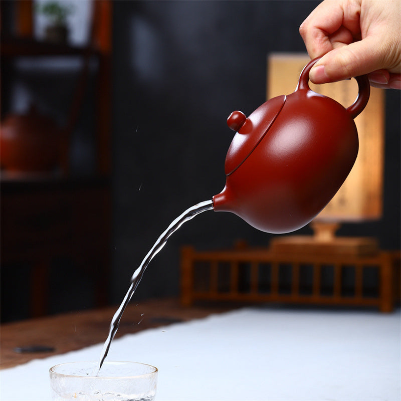 Tetera Xishi Vintage Buddha Stones , tetera de kungfú de arcilla púrpura, 240ml