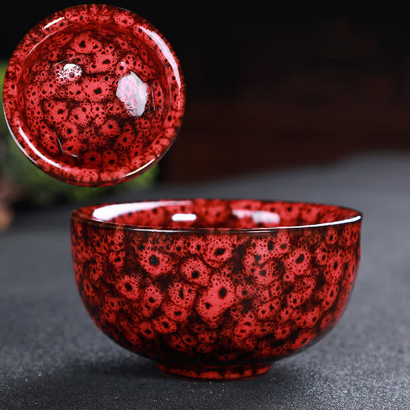 Tazas de té de cerámica coloridas con Buddha Stones para el hogar y la oficina - image 39