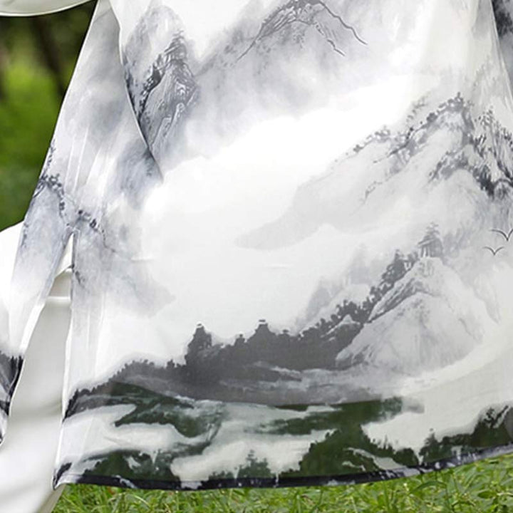 Conjunto de ropa Unisex para práctica de Tai Chi Qigong, pintura de tinta, meditación, oración espiritual, Zen, 3 uds. - image 10