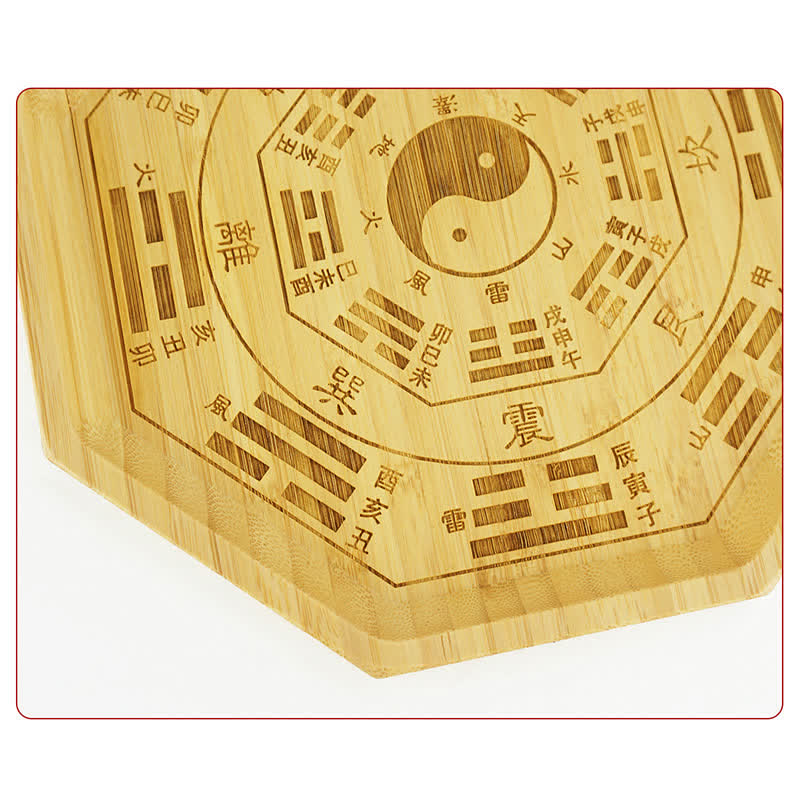 Mapa de Bagua de Bambú Feng Shui Mapa de Energía de Armonía - image 32