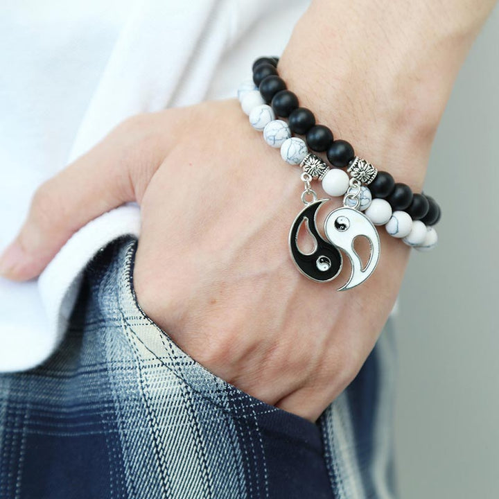 Set de regalo para amantes del equilibrio Yin Yang de Buddha Stones