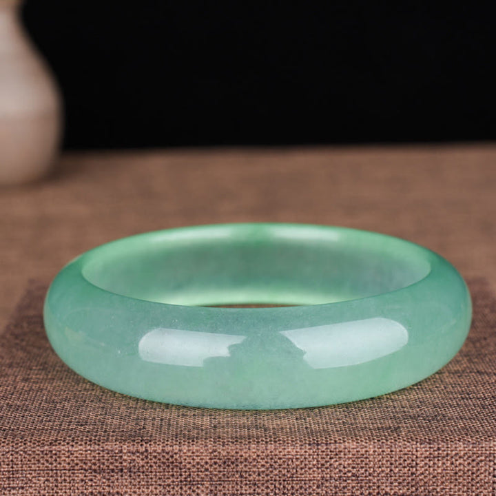 Pulsera de prosperidad curativa de la suerte de jade natural con Buddha Stones - image 4
