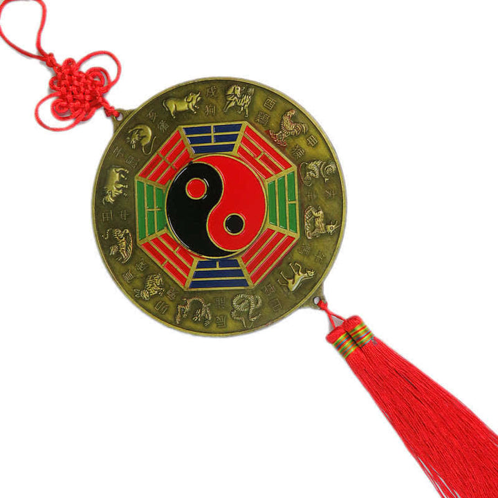 Feng Shui Bagua Mapa Chino Anudado Armonía Energía Mapa Espejo - Mapa Bagua redondo de 15,8 CM - image 10