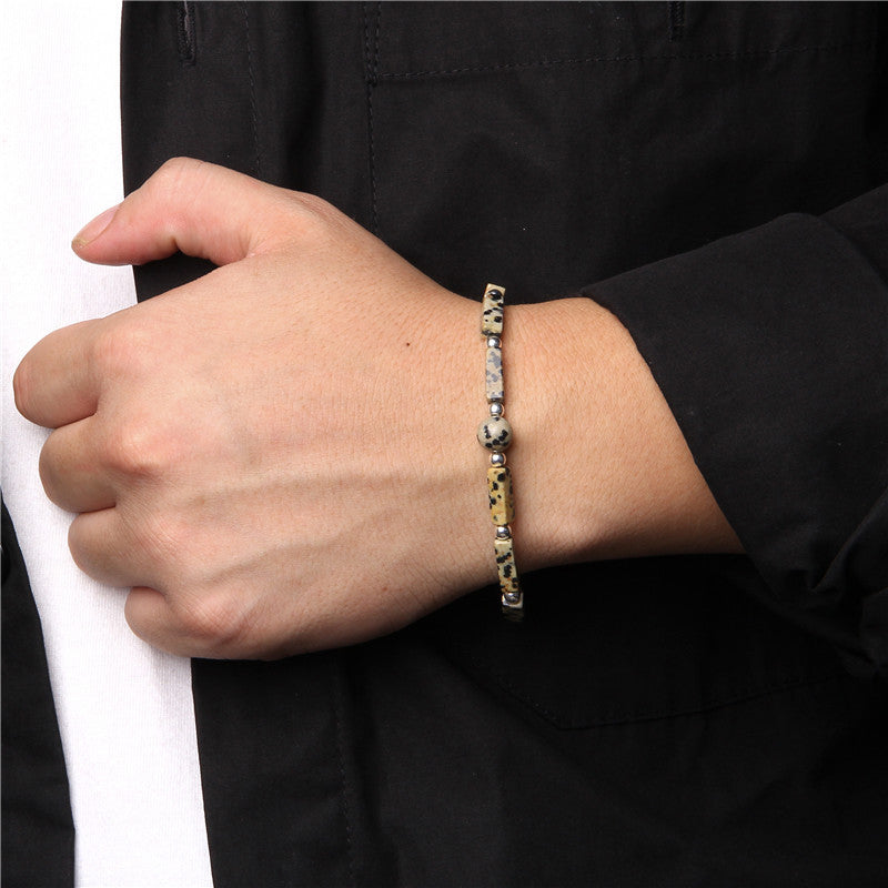 Pulsera de equilibrio espiritual con Buddha Stones, cristal natural, amatista, ojo de tigre