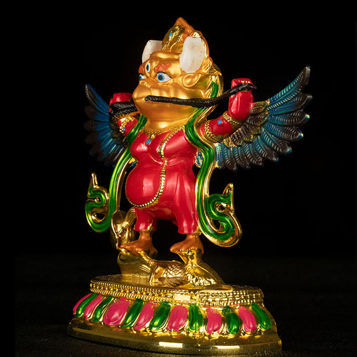 La aleación del pájaro del Tíbet Garuda mantiene los malos espíritus lejos la decoración del hogar