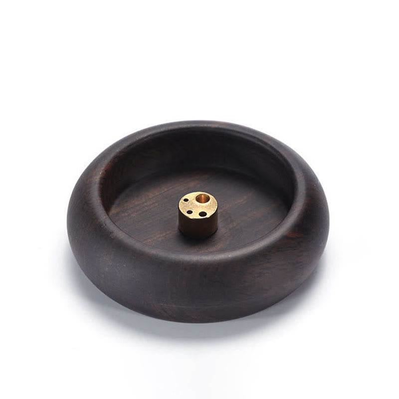 Buddha Stones Mini madera de ébano, palisandro, palo curativo para meditación, decoración de quemador de incienso - image 4