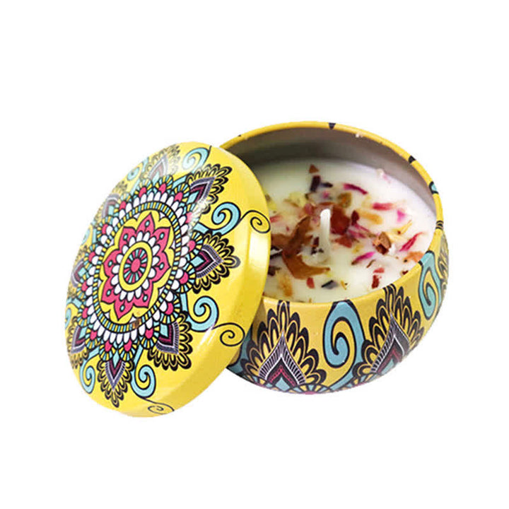 Té blanco Flor de jengibre Lavanda Gardenia Vela de cera de soja perfumada Regalo para familiares y amigos - Repelente de mosquitos Citronela - image 21