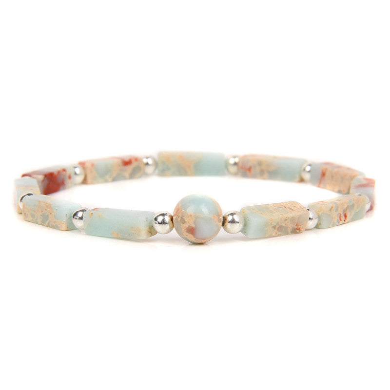 Pulsera de equilibrio espiritual con Buddha Stones, cristal natural, amatista, ojo de tigre
