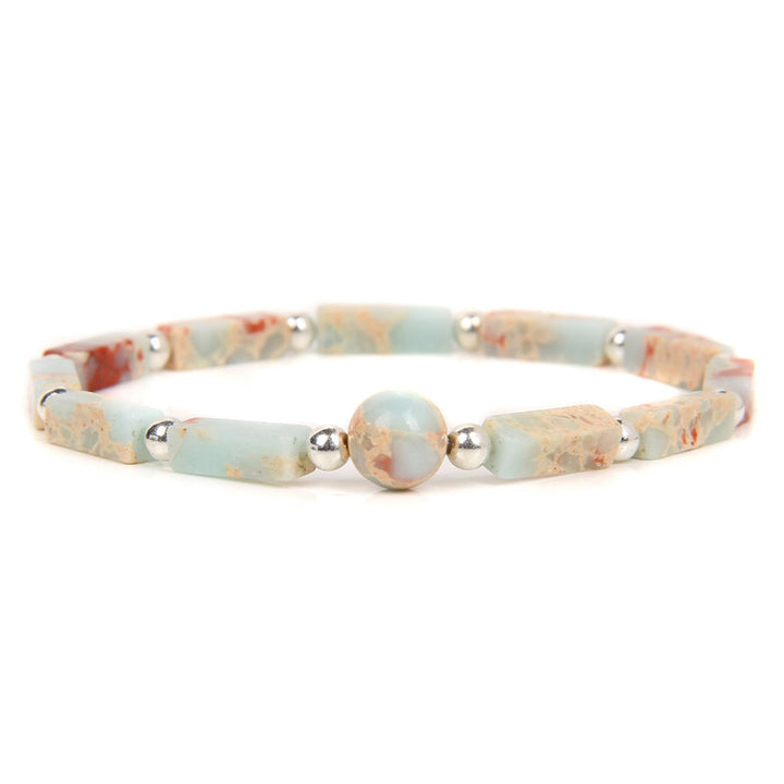 Pulsera de equilibrio espiritual con Buddha Stones, cristal natural, amatista, ojo de tigre