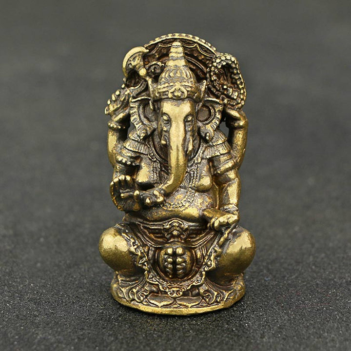 Estatua del elefante Ganesh Ganpati, decoración del hogar de la riqueza