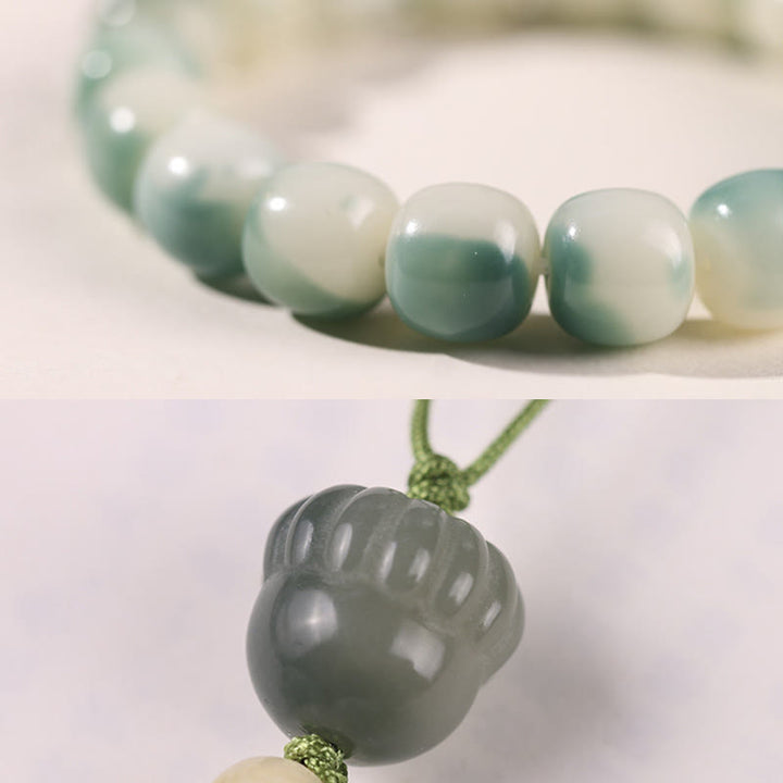 Pulsera de la paz con Buddha Stones, semillas de Bodhi, zorro de nueve colas, garra de gato, piña y garra - image 17