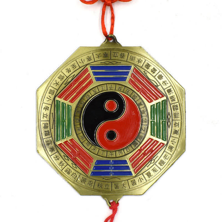 Mapa Feng Shui Bagua Monedas de los Cinco Emperadores Mapa Energético de Armonía Anudada China
