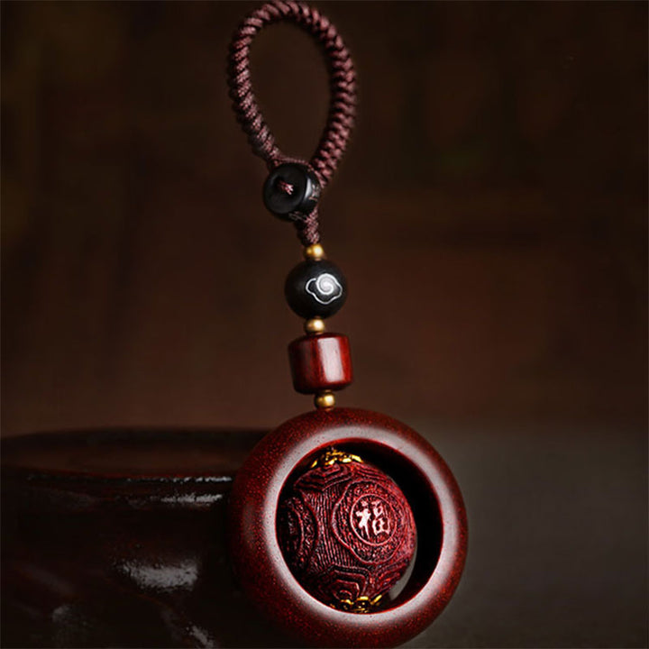 Buddha Stones tibetanas, hoja pequeña, sándalo rojo, ébano, protección de la suerte, decoración de rotación - image 10