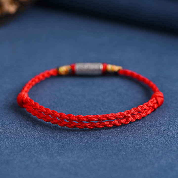 Pulsera tobillera de plata de ley 925 hecha a mano con Buddha Stones, todo va bien, diseño de protección y resistencia - image 6