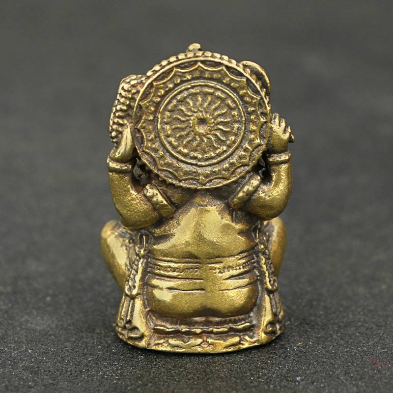 Estatua del elefante Ganesh Ganpati, decoración del hogar de la riqueza