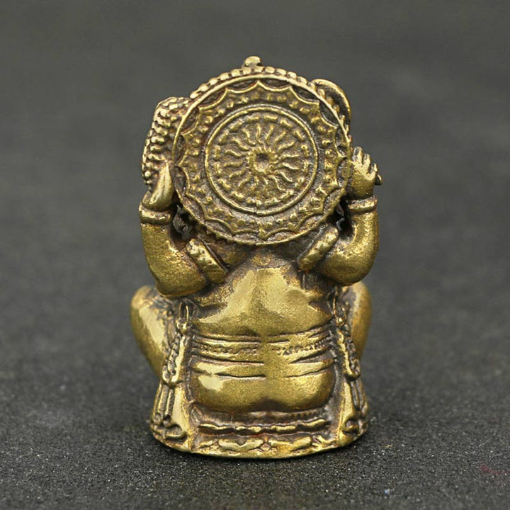 Estatua del elefante Ganesh Ganpati, decoración del hogar de la riqueza