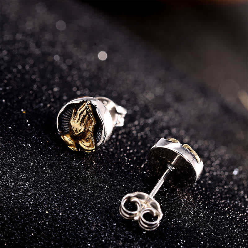 Pendientes de plata de ley 925 Namaste Igualdad - image 1