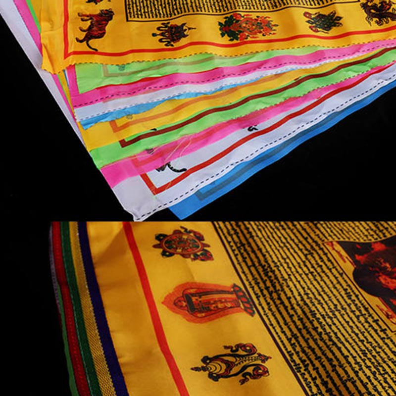 Bendición tibetana al aire libre 10 piezas bandera de oración