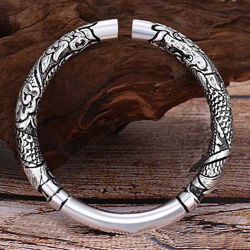 Brazalete ajustable con protección de la suerte de las nubes auspiciosas del dragón