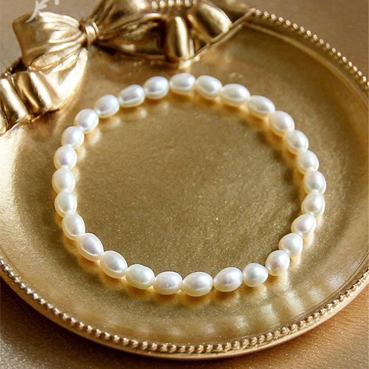 Pulsera con cuentas curativas de perlas naturales de Buddha Stones