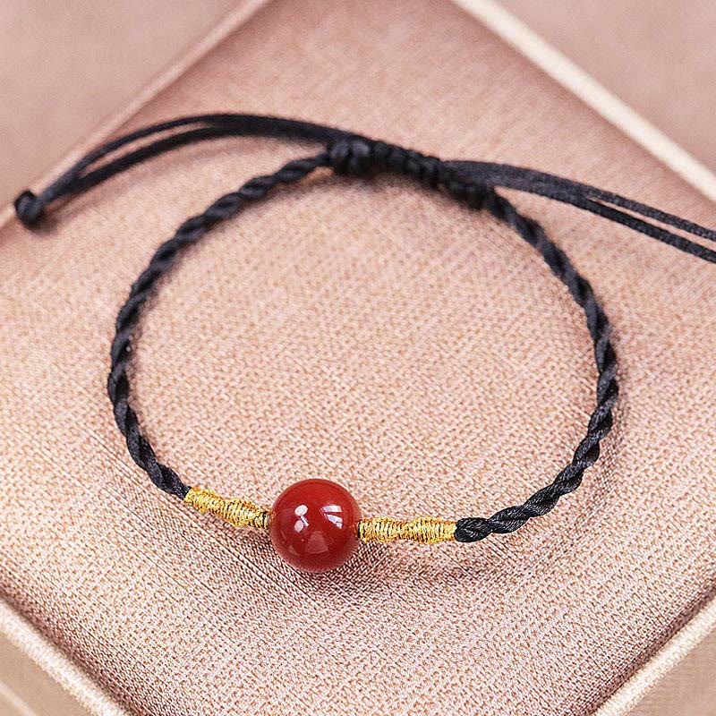 Buddha Stones, ágata roja Natural, Calcedonia, autoaceptación, cadena de confianza, pulsera, collar, colgante