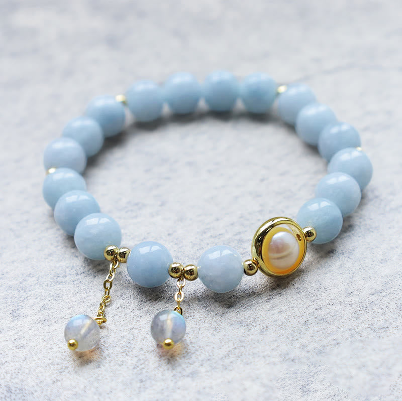 Pulsera con dijes de cuentas de Buddha Stones