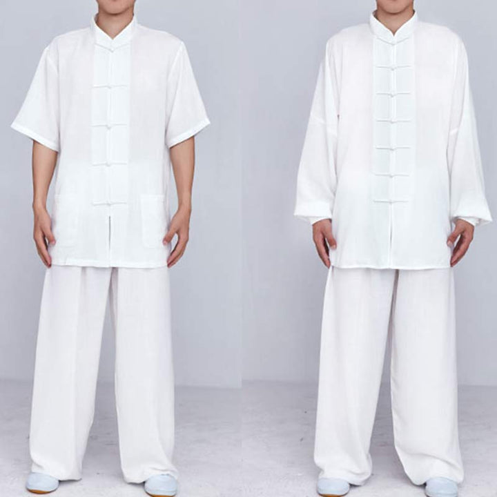 Conjunto de ropa unisex con bordado de Buddha Stones para meditación, oración zen, práctica espiritual de tai chi y qigong - image 18