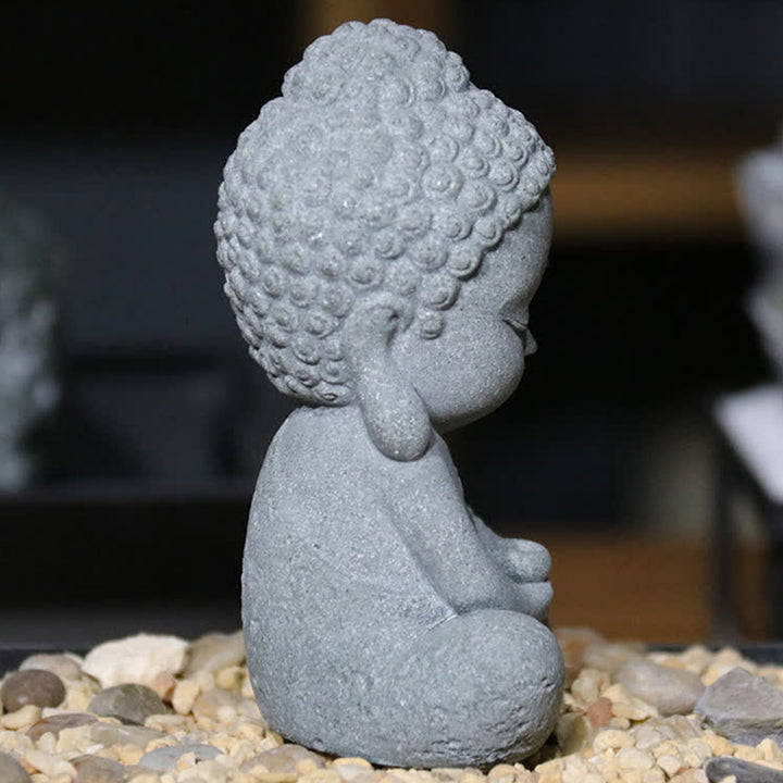Buddha Stones meditación estatua de Buda compasión decoración del hogar