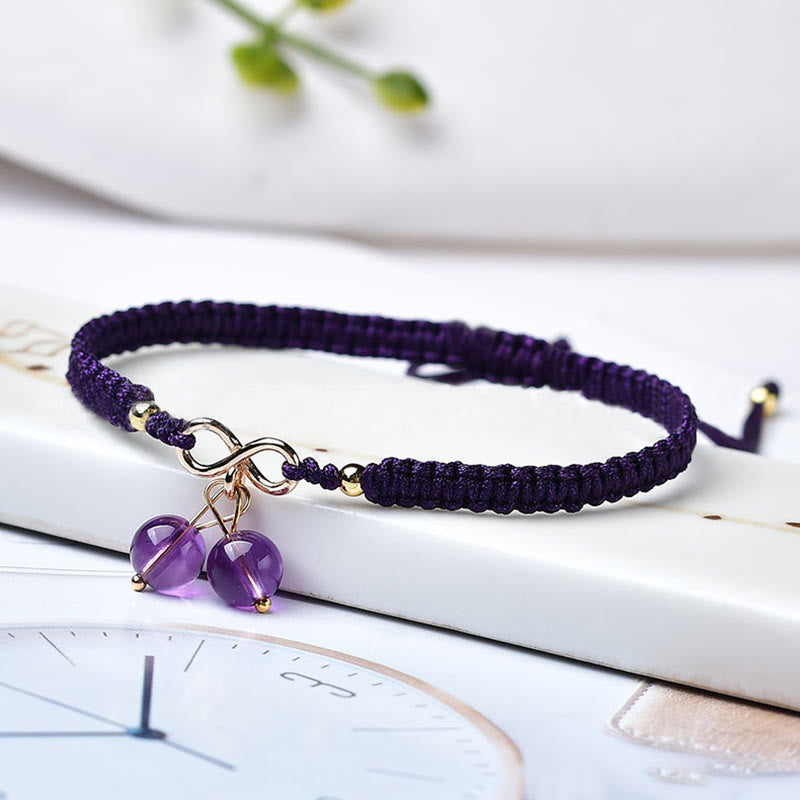 Pulsera positiva con cuentas fantasma, cuarzo fresa Natural, amatista, verde, Buddha Stones