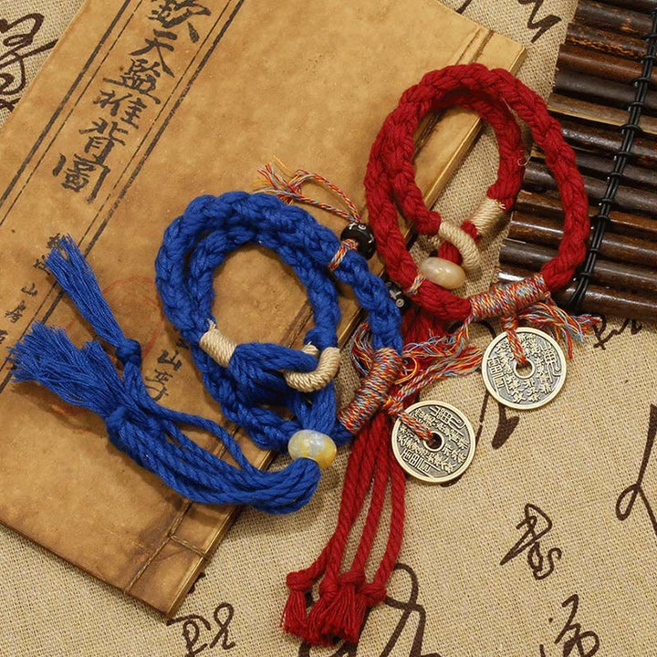 Pulsera hecha a mano con Buddha Stones, fantasmas de montaña, gastar dinero, protegerse de los espíritus malignos