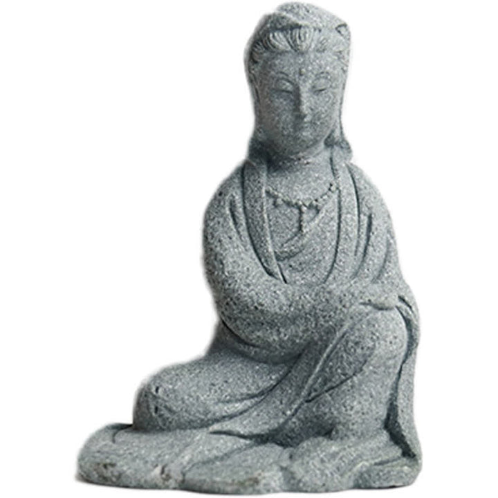 Buddha Stones Estatua de Avalokitesvara Bendición Decoración del hogar